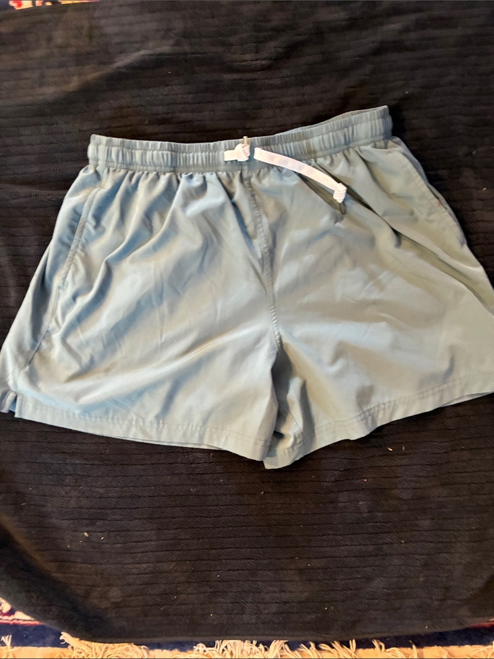 Cove Men's Pale Blue Athletic Drawstring Shorts